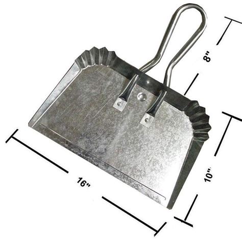 sheet metal dustpan|heavy duty metal dust pan.